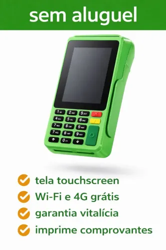 Maquina de cartão de débito e crédito