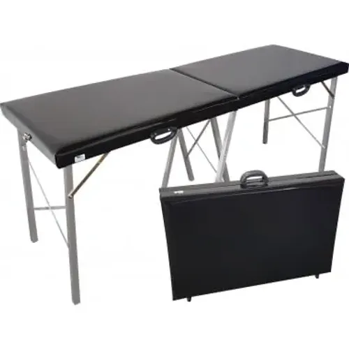 Maca dobrável portátil , maleta preta 