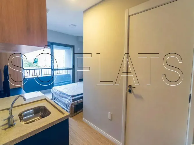 Studio mobiliado à venda na Vila Mascote com varanda | Ideal para morar ou investir
