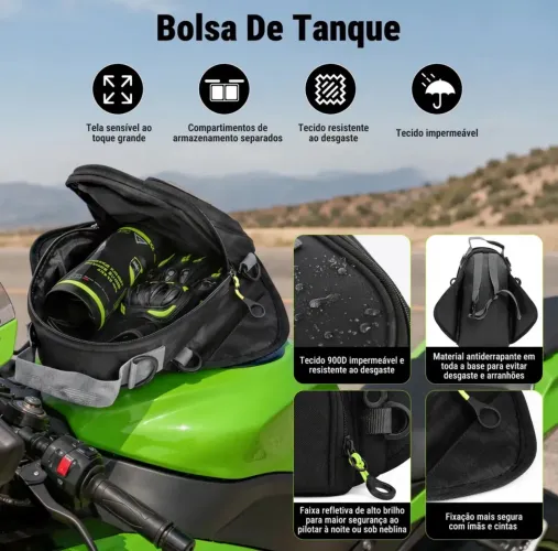 Bolsa para tanque de moto