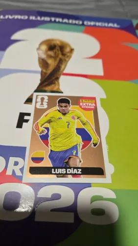 Figurinha rara do Luis Díaz de bronze