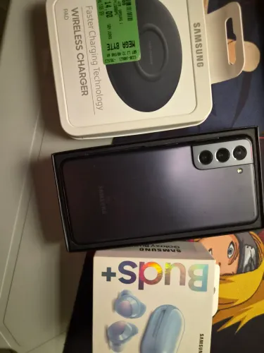 Samsung S21 5G + Fone Samsung + Carregador de induçao