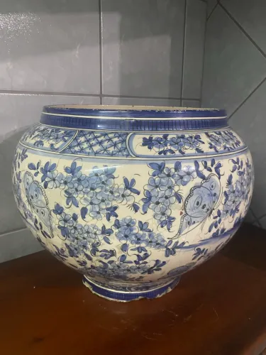 Floreira cerâmica Luiz Salvador