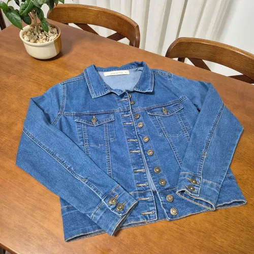 Jaqueta Jeans Morena Rosa P (Veste P/M) Nova
