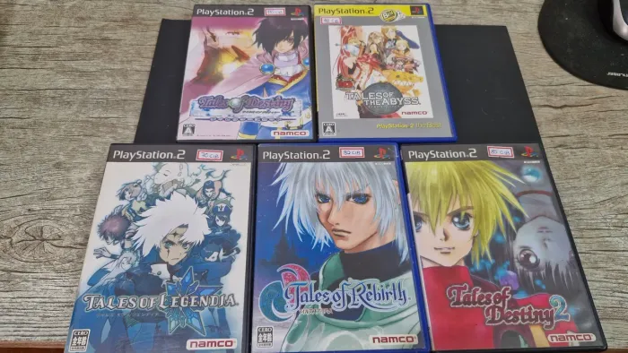 Coleção serie Tales of Ps2 JAP