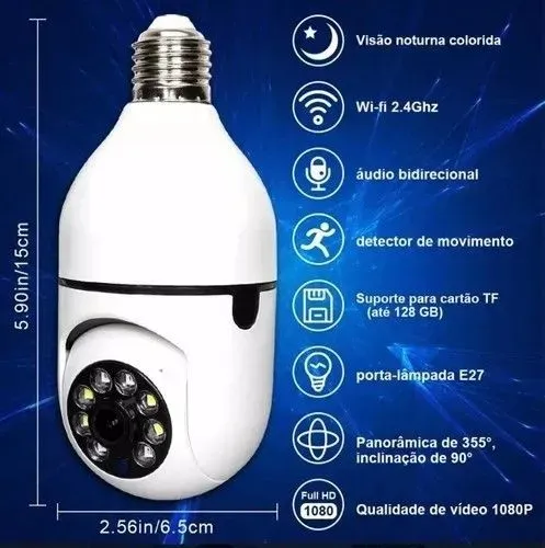 Câmera lâmpada