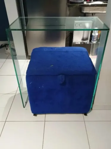 Baú Estofado Azul
