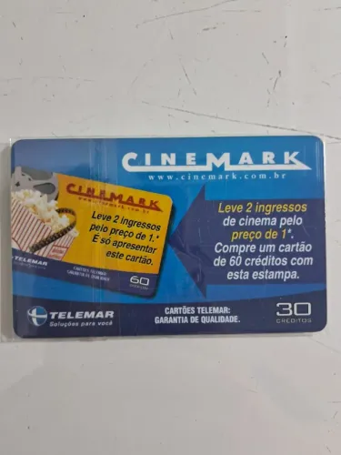 Cartão Telefônico Mídia Cinemark (Sergipe) - Baixa Tiragem