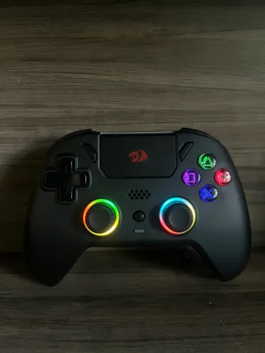 CONTROLE GAMER | Redragon DarkFlame | Funciona em ps4, ps5 e PC