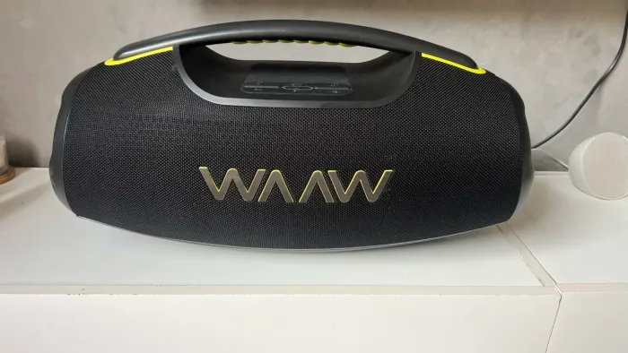 Caixa de Som Boombox Waaw by Alok Hyperboom 1000 Bluetooth