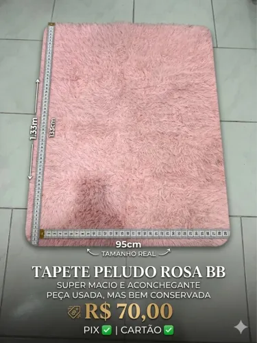 Tapete de pelúcia