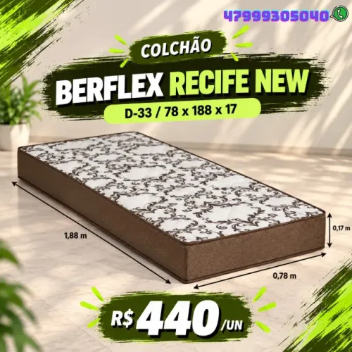 COLCHÃO BERFLEX RECIFE NEW