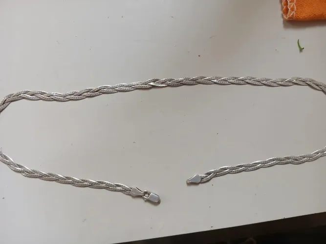 Colar de prata 2 fios