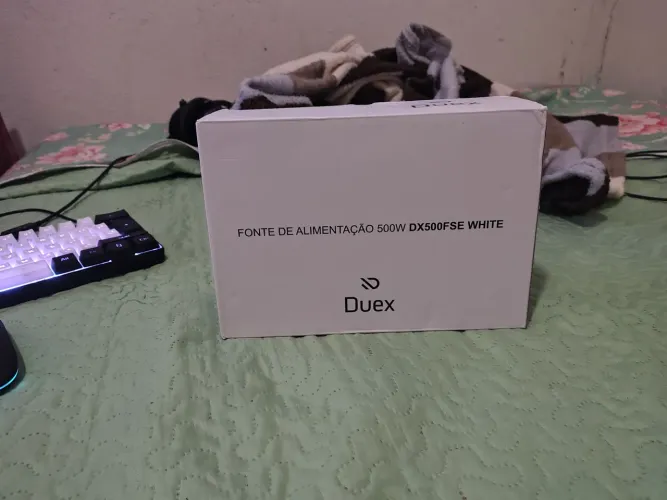 Fonte Duex DX500FSE White Series, 500W, Cabos Flat