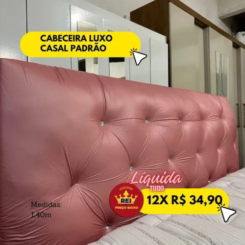 PROMOÇÃO URGENTE - Cabeceira para Camas CASAL, QUEEN e SUPER KING Courino Disponível
