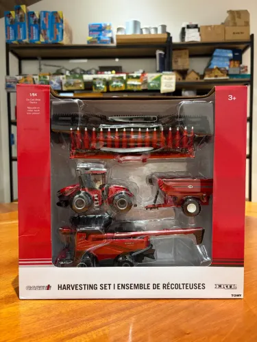Kit colheita Case AF10 + Steiger 645 + Bazuca J&M 1/64