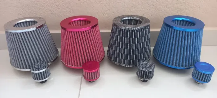 Filtro de Ar esportivo Duplo Fluxo tipo Monster + Respiro de óleo esportivo