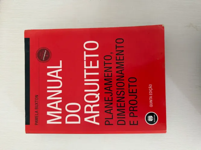 Livro Manual do Arquiteto: Planejamento, dimensionamento e projeto 