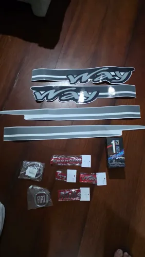 Kit Adesivos Uno Mille Way + Sensores de Porta - Novo