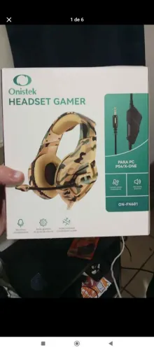 Vendo headset gamer novo. ONITESK PRO ON-FN601