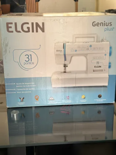 Máquina de Costura Elgin Genius Plus+ - 31 Pontos