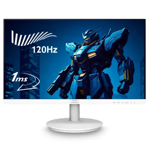 MONITOR 21,5" PHILIPS LED 221V8LBW3 WIDESCREEN BRANCO VGA / HDMI / 120HZ / 1MS