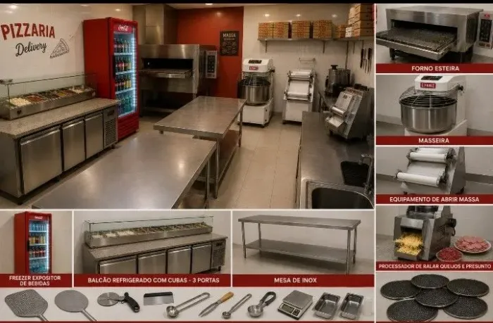 Vendo pizzaria completa para delivery