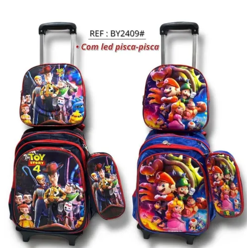 Kit Escolar Infantil Masculino