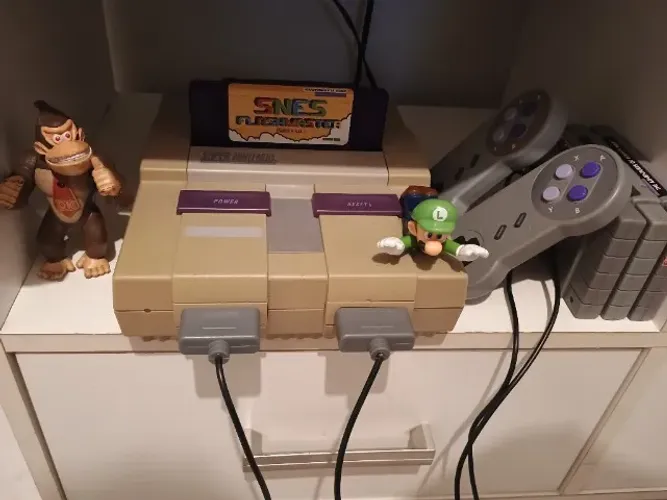 Super Nintendo Original - Kit Completo Pronto para Jogar