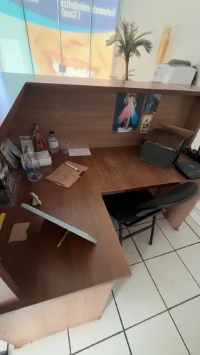Balcão para recepção