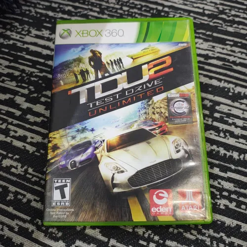 Jogo Test Drive Unlimited 2 - XBOX 260 - Versão GameStop - Raro