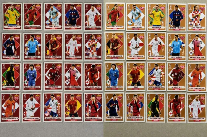 Figurinhas legendárias copa 2022