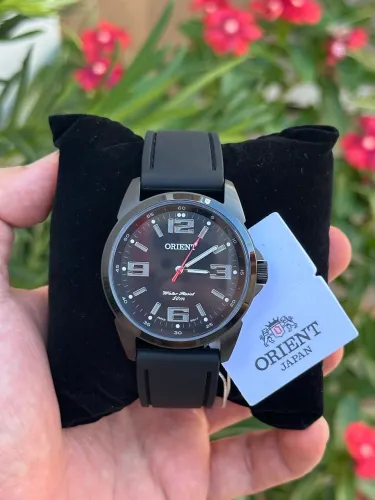 Relógio Orient 41mm preto masculino novo
