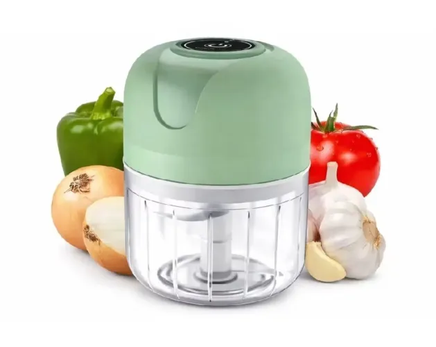 Processador triturador Alimentos Moedor Elétrico Alho recarregável 250ml