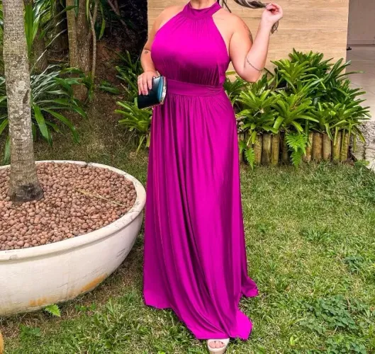 Vestido fúcsia 