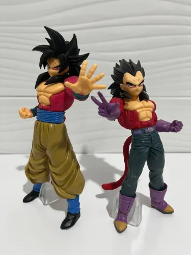 Action Figure Dragon Ball - Combo Goku e Vegeta SJJ 4