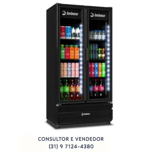 Refrigerador de Bebidas 2 Portas Imbera Novo