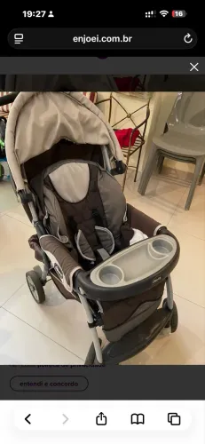 Marca Chicco Carrinho e Bebê conforto VENDO