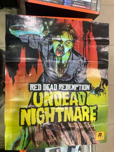 Poster Mapa Red Dead Redemption Undead Nightmare Semi Novo Em Perfeito Estado