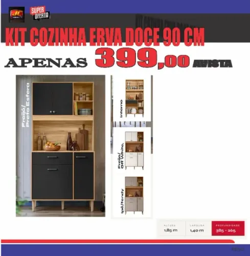 COZINHA ERVA DOCE 90CM