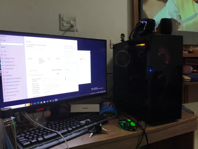 Pc completo i7 7700 com 16gb de ram e RX 5500 XT