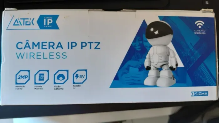 Câmera Ip Robó Inteligente 1080p Casa Inteligente