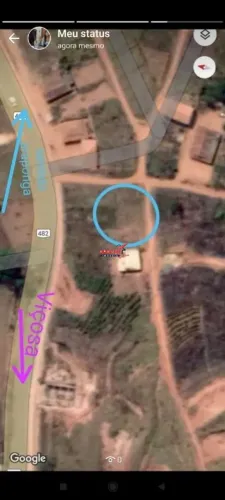 Lote de 165 m²,na Zona Rural Tiririca,em Canaã-MG.
