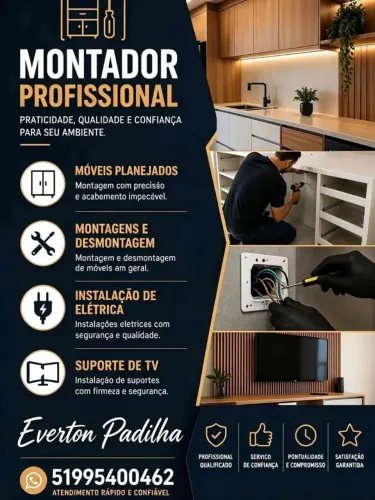 Montador de móveis profissional montagem de móveis e desmontagem