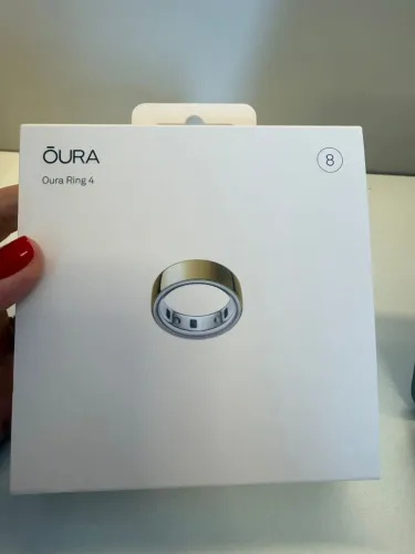 Oura Ring 4 dourado tamanho 8