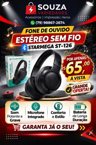 Headphone Bluetooth 