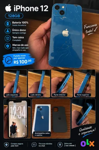 iPhone 13 com caixa
