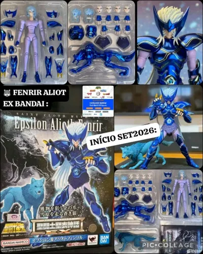 Cloth Myth Fenrir de Aliot EX Bandai - SET2026 - NOVO