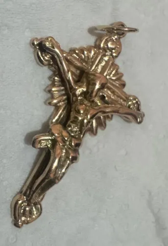 Pingente cruz ouro 18k 4.6 gramas