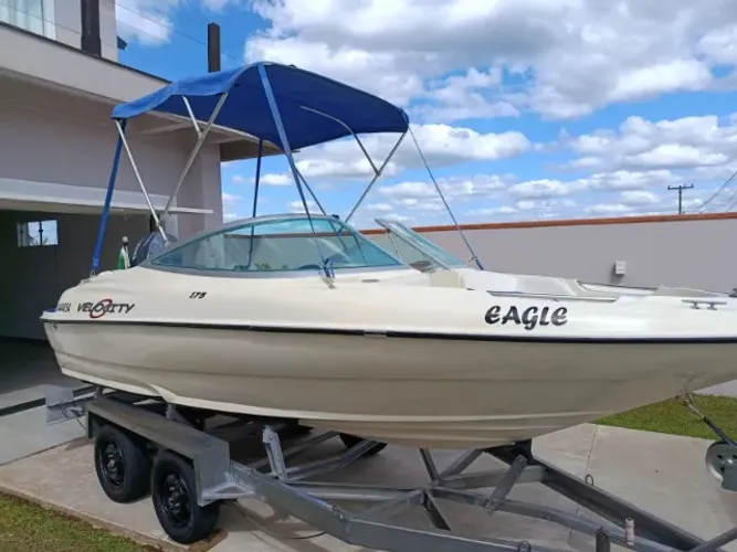 Lancha Velocity 175 motor 90hp 4 tempos Yamara 331 horas